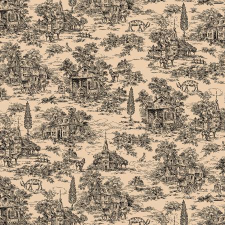 Christmas Toile Fabric