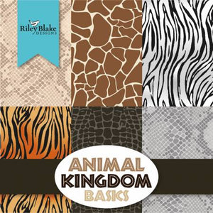 Riley Blake Designs Animal Kingdom 10" Stacker Layer Cake, 10-690-42