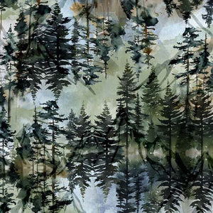 The Wonder of Nature Pine Trees 108" fabric by Quilting Treasures, 30639-X