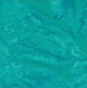 Teal Blender 44" batik by Batik Textiles, 3612B