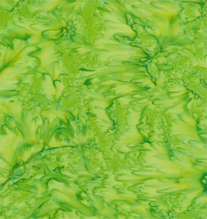 Lime Green 44" batik by Batik Textiles, 4932B