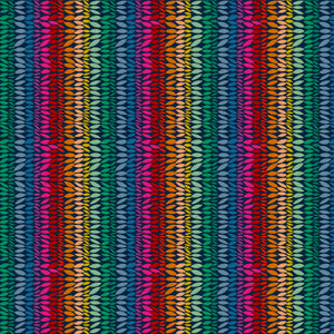 Rainbow Razzle Stripe 44" fabric by Windham, 54302D-3, Twillight