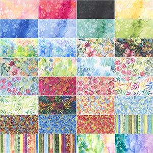 Eufloria Layer Cake (10" squares), Create Joy Project for Moda 39740LC