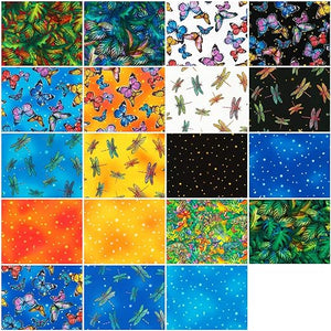 Fantastic Forest 19 Fat Quarter Bundle by Robert Kaufman,  FQ-1768-19