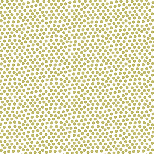 On the Dot Lime/White 44" fabric by Benartex, 9455-42, Into the Woods