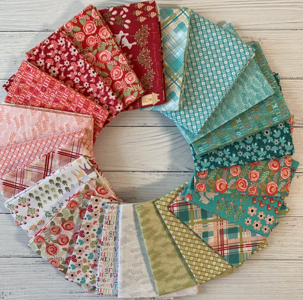 Kaisley Rose Fat Quarter Bundle by Poppie Cotton, KR20523