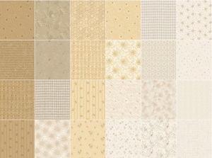 Cream & Tan Color Palette 10" squares by Henry Glass, Linen Closet