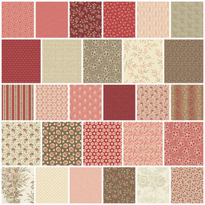 Cocoa Pink Fat Quarter Bundle 28 pcs (18" x 21") by Andover