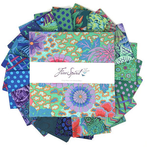 Freespirit Fabrics Kaffe Fassett New Classics Ocean 10 Inch Squares, 42 pcs, FB610GP