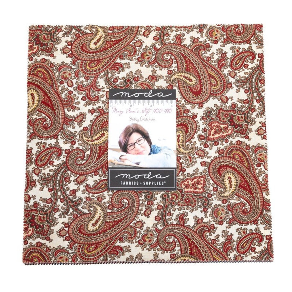 Mary Anns Gift Layer Cake (10" squares) by Betsy Chutchian, Moda, 31630LC