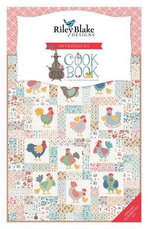 Cookbook Fat Quarter Bundle by Riley Blake, FQ-11750-42 by Lori Holt of Bee in my Bonnet