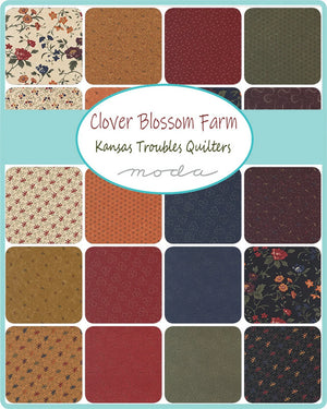 Kansas Troubles Clover Blossom Farm Quilt Kit Moda Fabrics KIT9710, measures 78" x 78"