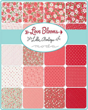 Love Bloom Charm Pack (5" squares) by Moda, 5220PP, Love Blooms