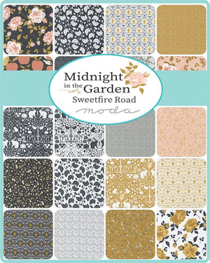 Queen Bee Quilt Kit featuring Midnight in the Garden Moda Fabric by Sweetfire Road