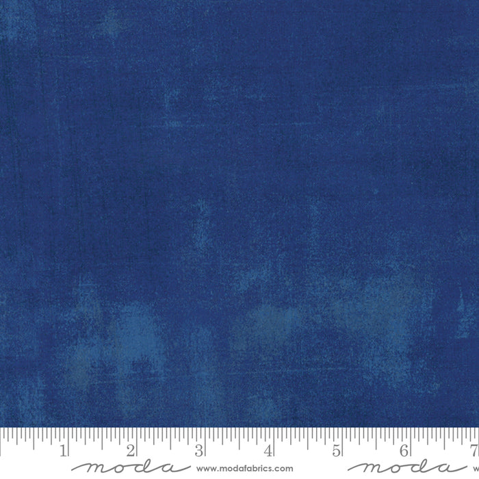 Dark Blue Grunge 108" fabric, Moda, 11108 223, Cobalt