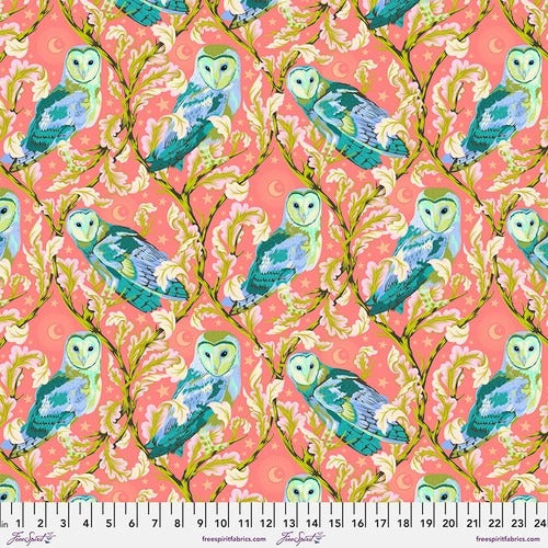 Dawn Night Owl 44" fabric by Tula Pink, Moon Garden, PWTP197.Dawn